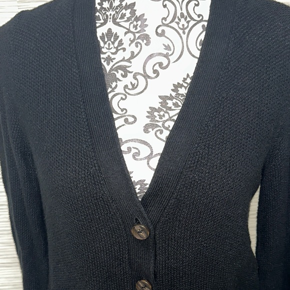 Madewell Classic Black Knit Cardigan Sz. M - Picture 3 of 8